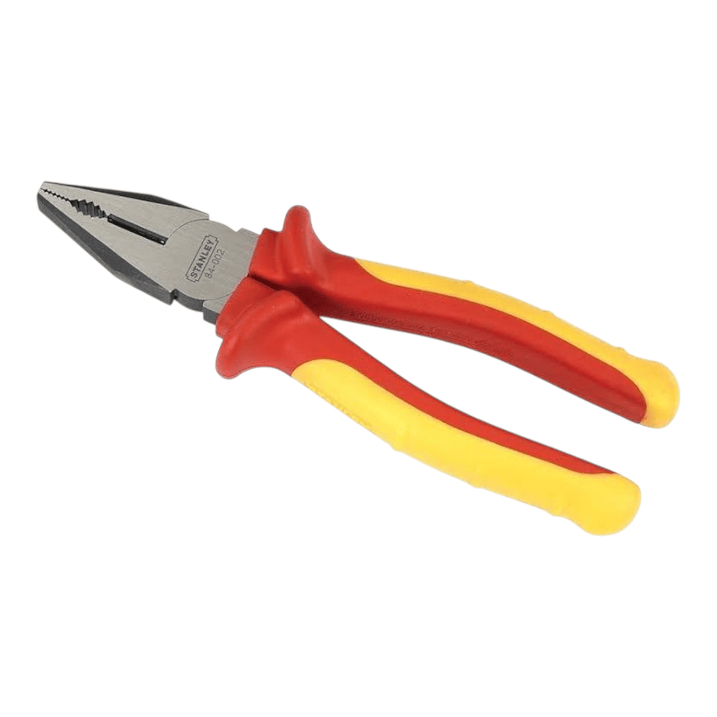 84-002 VDE COMBINATION PLIERS 8″200MM (STANLEY) for electricians with insulated grips
