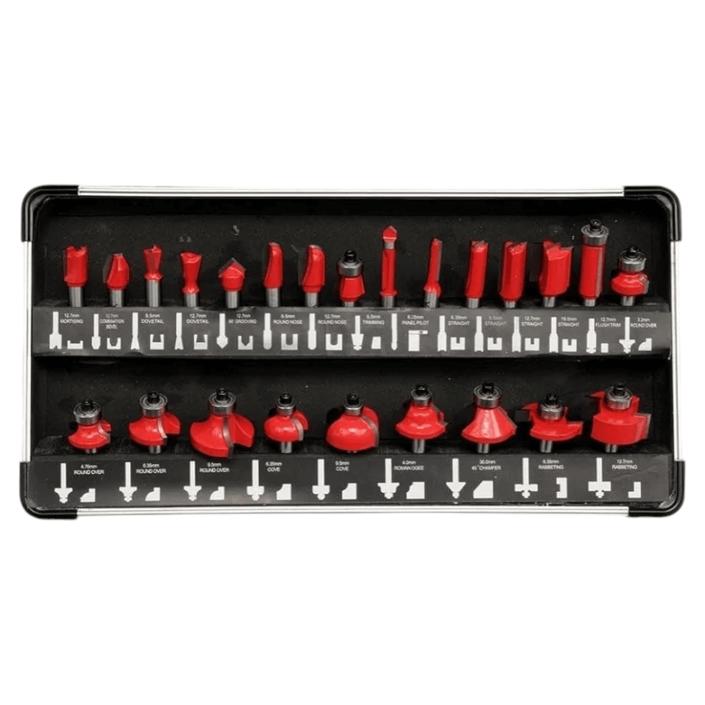 YT-6801Set of 24PCS Wood Burr (YATO) for professional woodworking