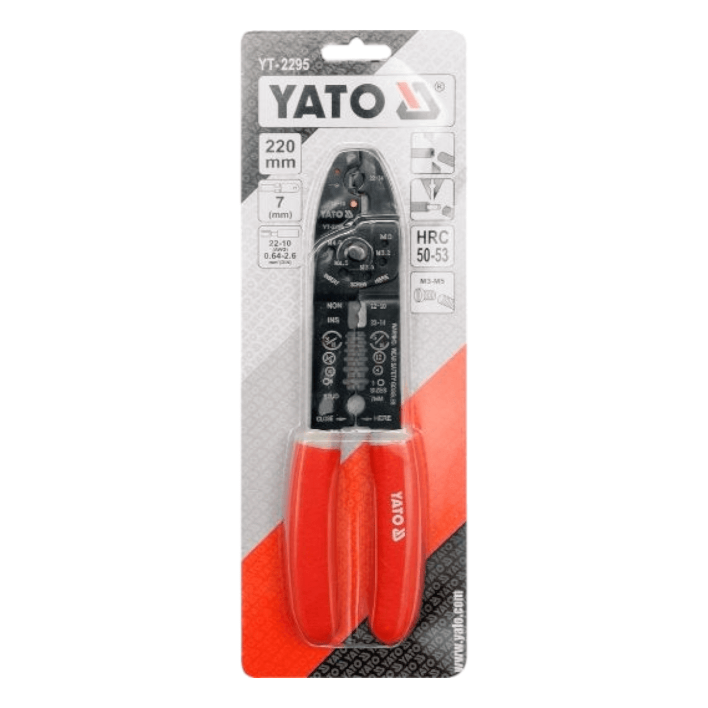 YT-2295 Wire Stripper 7″ (YATO) professional tool for electricians and hobbyists