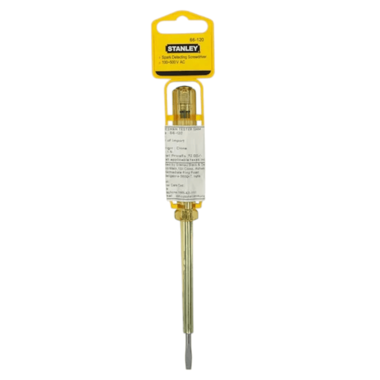 66-120 Testing Screw Driver (STANLEY) for electrical safety and precision tasks