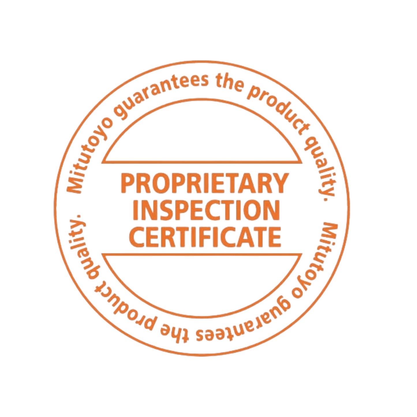 MITUTOYO Proprietary Inspection Certificate guaranteeing product quality for Digital ABS AOS Vernier Caliper 6″