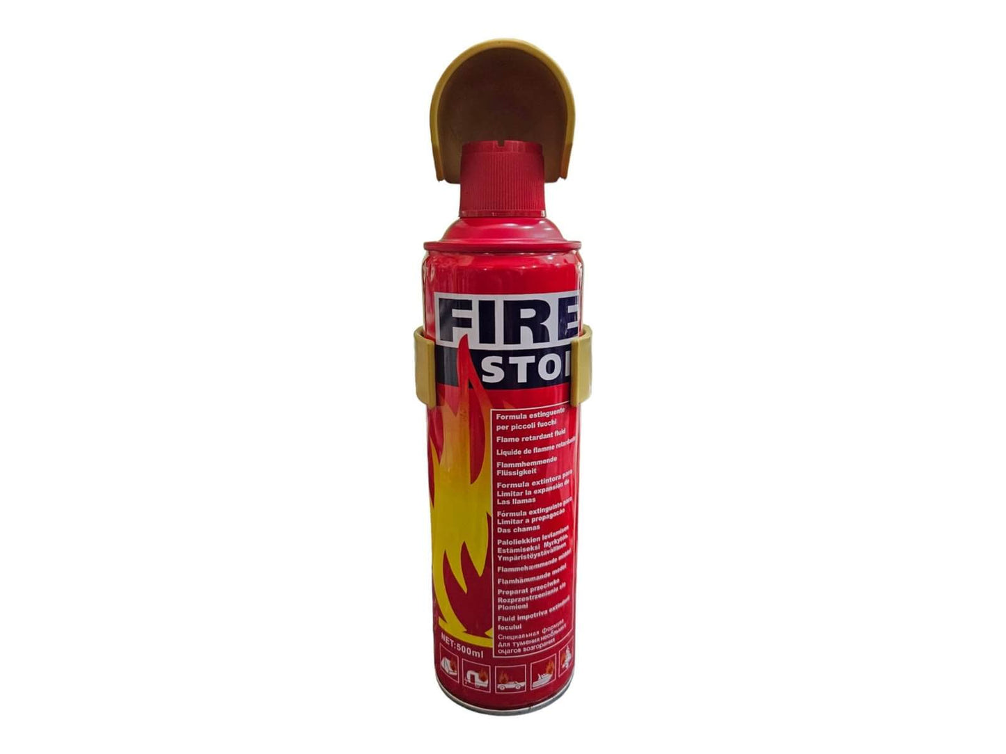 Fire Cylinder 500ML - Compact fire-suppression tool for emergency preparedness in homes, offices, vehicles, and outdoor environments.