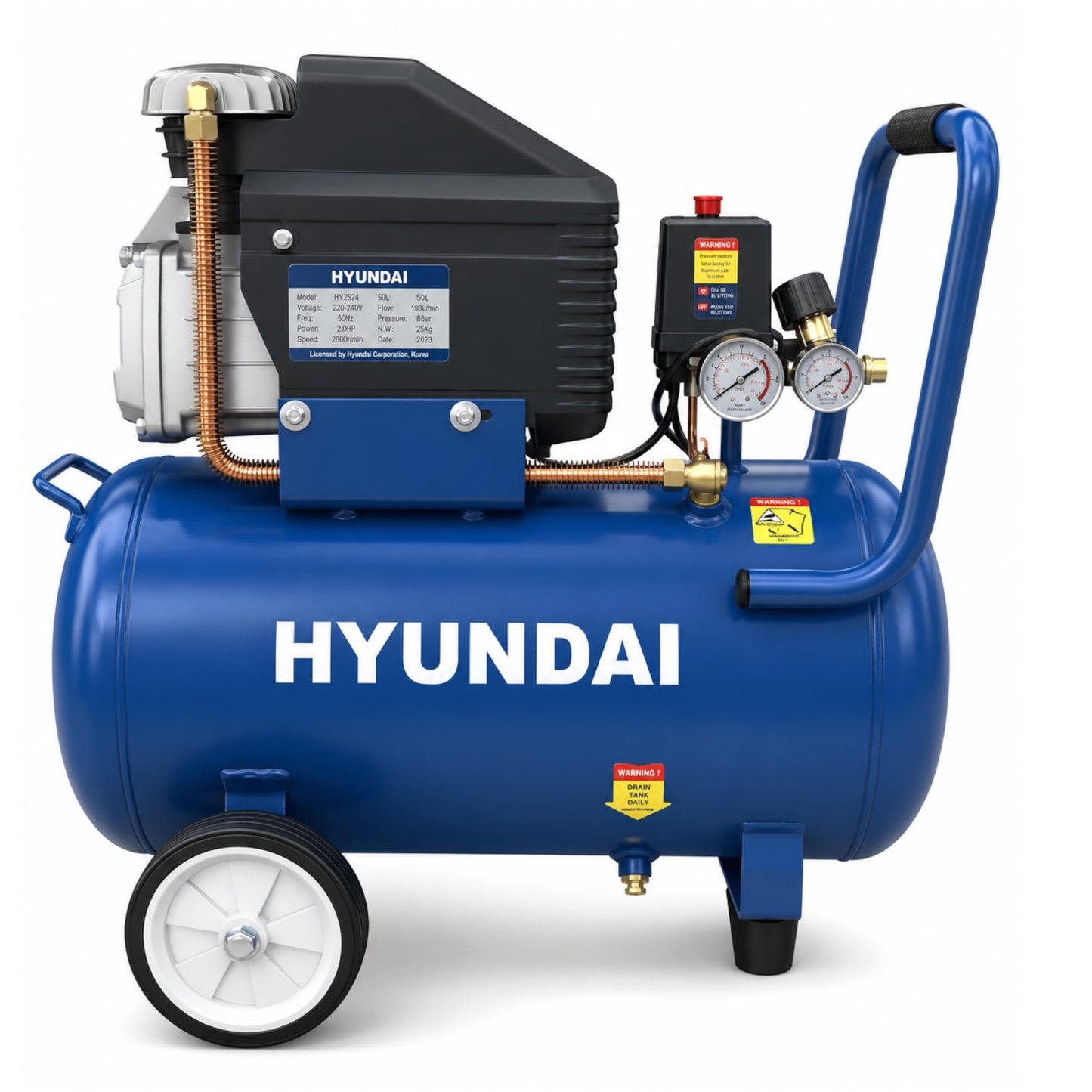 HC-3H50 Air Compressor 50L 2HP (HYUNDAI)