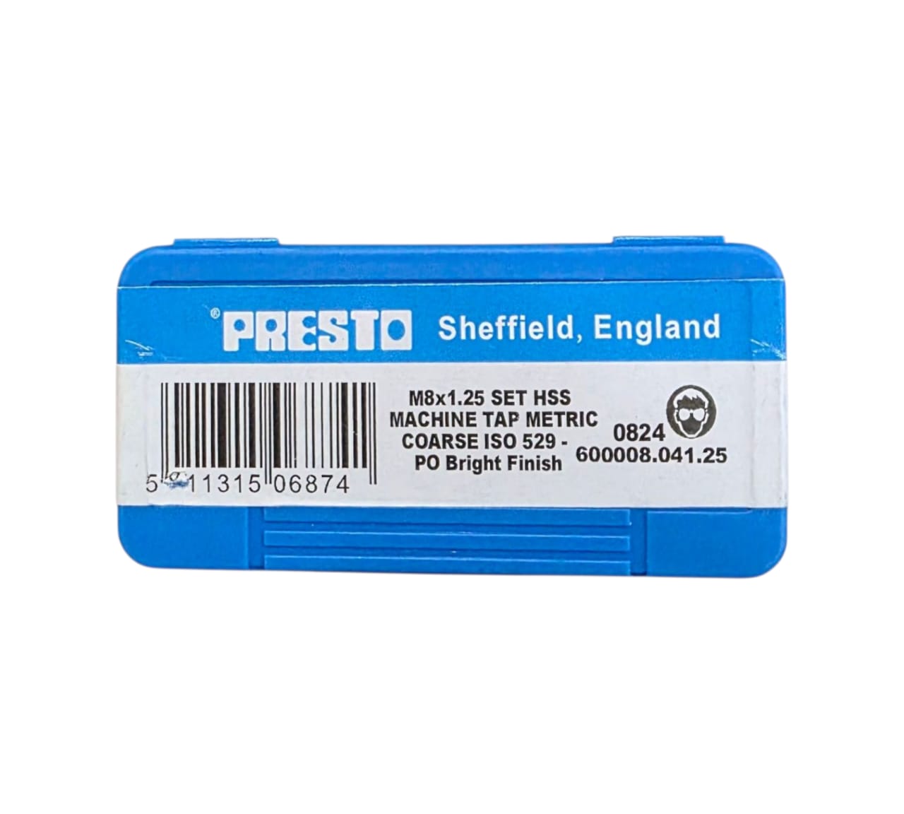 PRESTO M8X1.25 HAND TAP HSS SET OF 3PCS