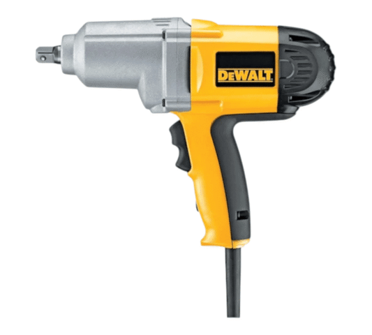DEWALT DW292-QS Corded 1/2″ High Torque Impact Wrench, ideal for automotive and construction use, featuring 440 Nm torque and 710W motor
