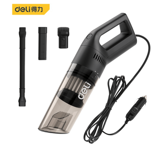 DL8081 Portable car vacuum cleaner (DELI) with attachments for in-car cleaning