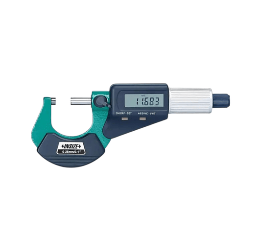 3109-25A Digital Outside Micrometer 0-25mm (INSIZE), precision measuring tool with 0.001mm resolution for industrial applications