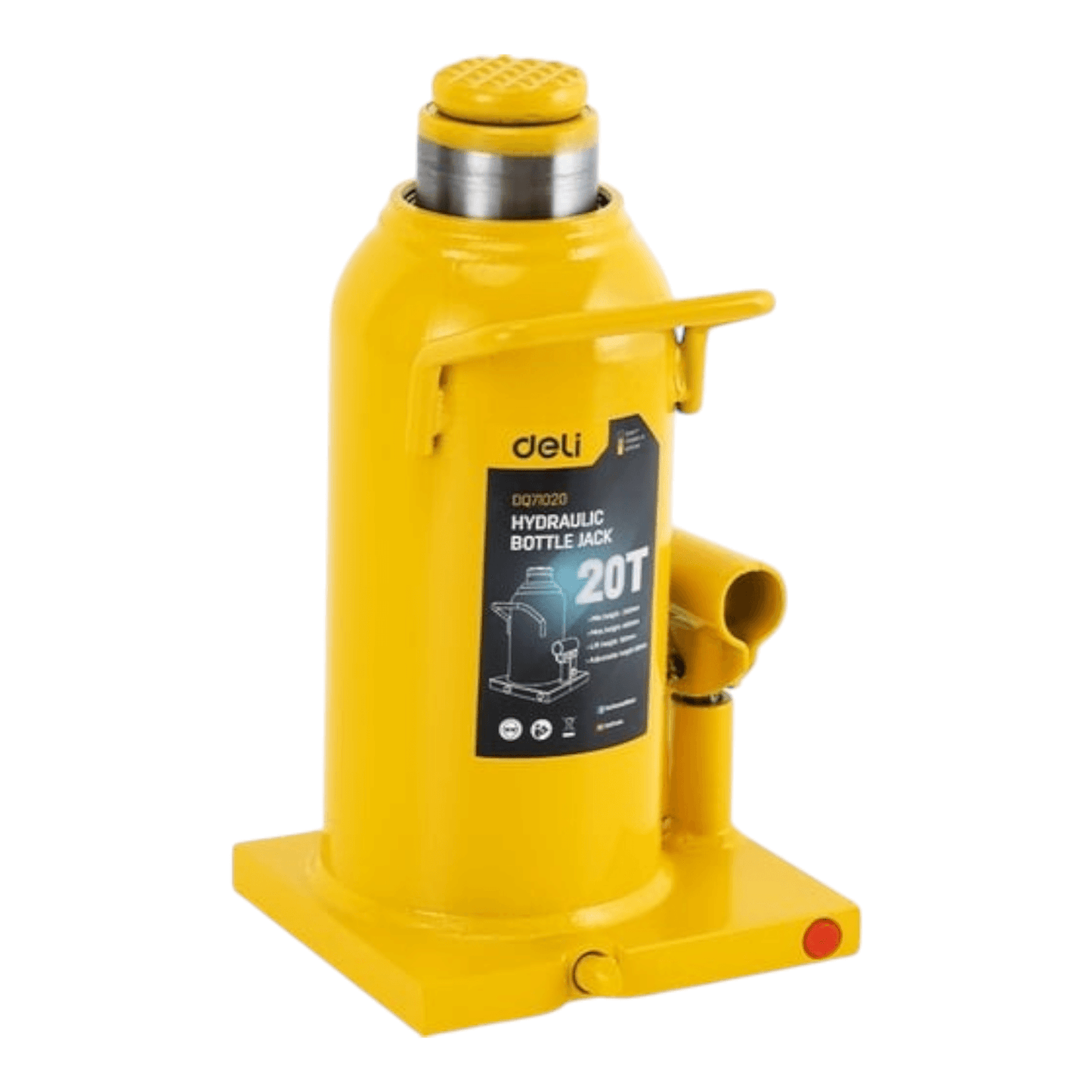 EDQ71020 20T Hydraulic Bottle Jack (DELI) for automotive and industrial lifting applications