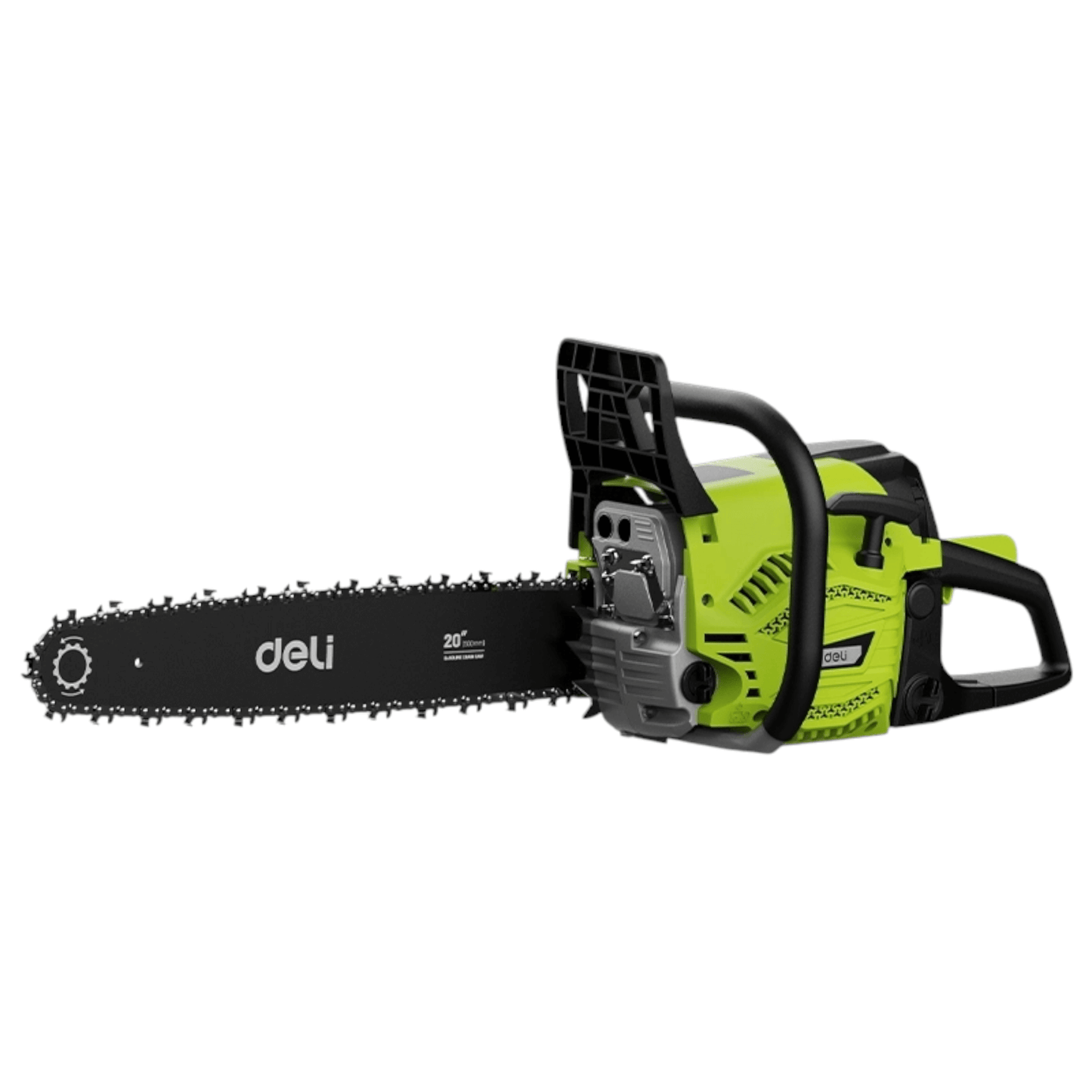 EDE-LJ20-1 Gasoline Chain Saw 20″ 58cc (DELI) - durable and precise chainsaw for professional cutting tasks.
