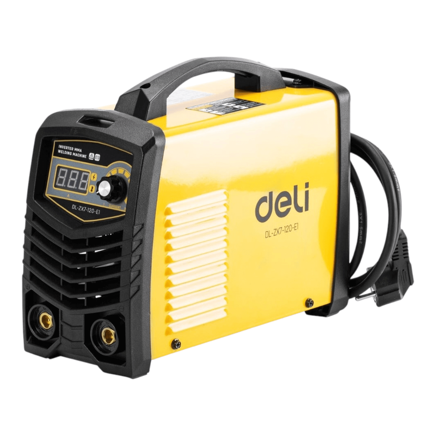 EDL‐ZX7‐160‐E1 Inverter MMA Welding Machine (DELI), featuring compact design with advanced inverter technology for stable welding.