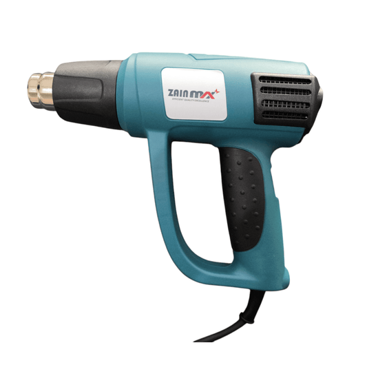 HG6001 Heat Gun 2000W (ZAIN MAX) with dual temperature settings and powerful 2000W motor for versatile heat applications.