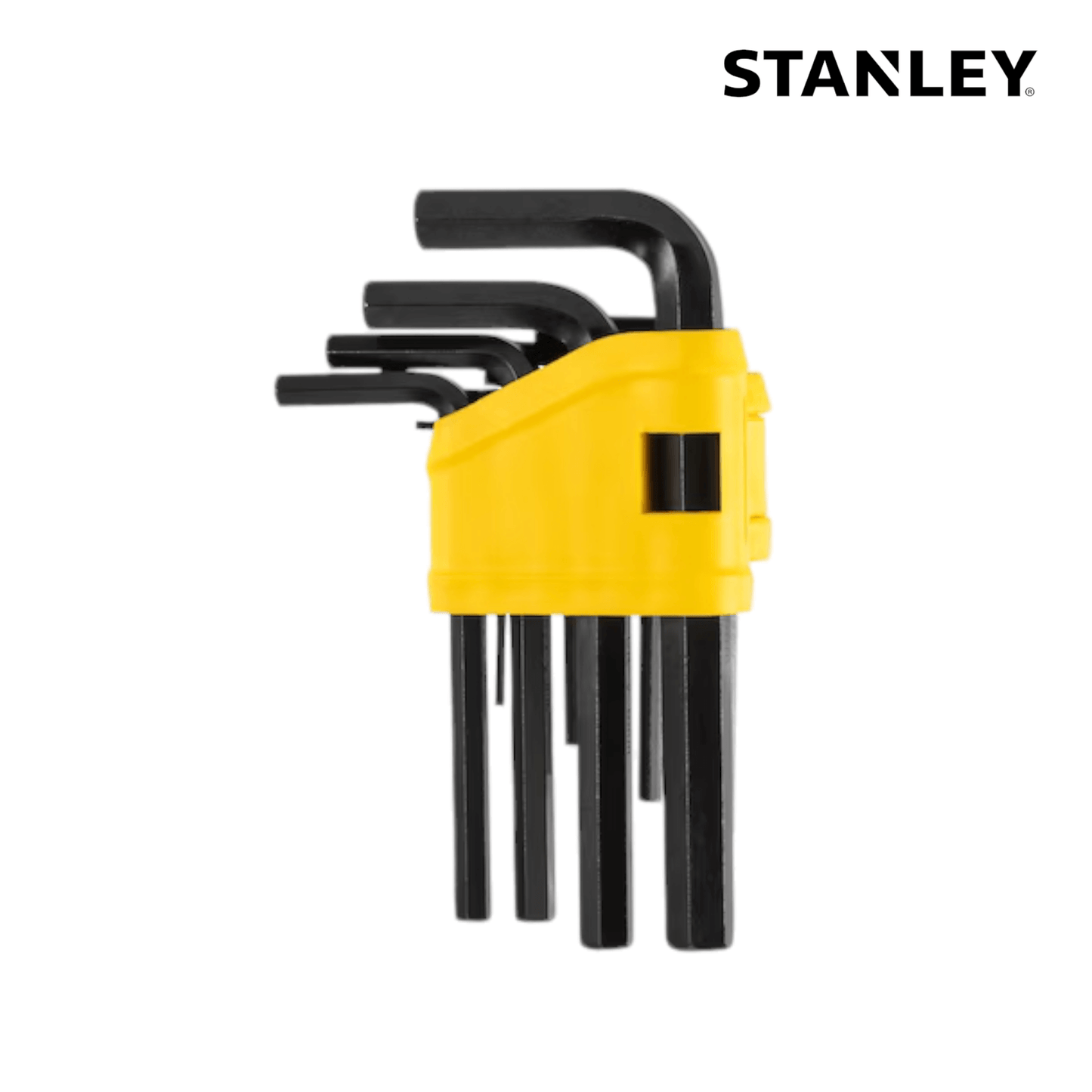 STANLEY Hex Key Metric 1.5 – 10 mm Set of 10 PCS 0-69-253, durable hand tool for professional use