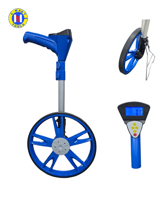 DIGITAL DISTANCE MEASURING WHEEL DOO31 (C-MART) with LCD display and durable ABS wheel