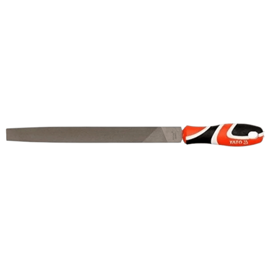 YT-6228 Steel File Flat Shape 10″ (YATO) tool for precision filing and finishing, crafted from premium steel for durability and performance.