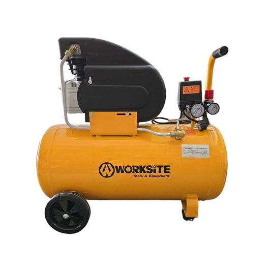 Air Compressor Tools Tank 50L High Pressure 125PSI Portable Silent Industrial Air Compressor Machine ACP128-50L (WORKSITE)