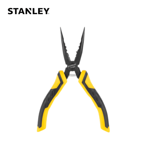 STHT0-74363 DYNAGRIP Longnose Plier 150mm by STANLEY for precision gripping, twisting, and cutting in tight spaces.
