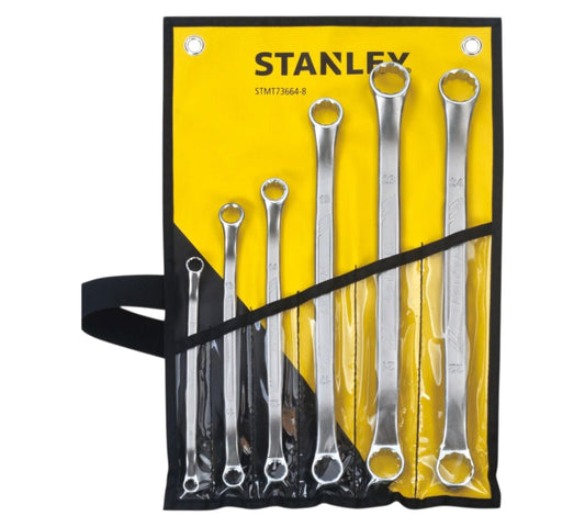 STMT73664-8 6 PCS  DOUBLE RING SPANNER SET STANLEY