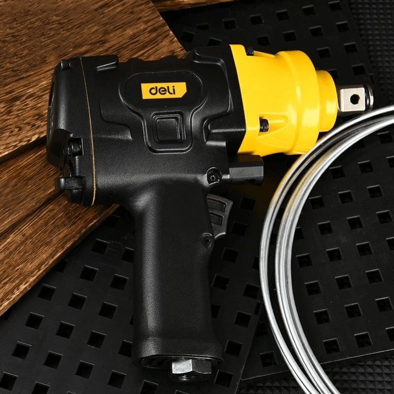 EDL-QDB43-1180E1 Air Impact Wrench 3/4″ 1100N.m (DELI) with robust twin hammer mechanism for automotive and industrial use.