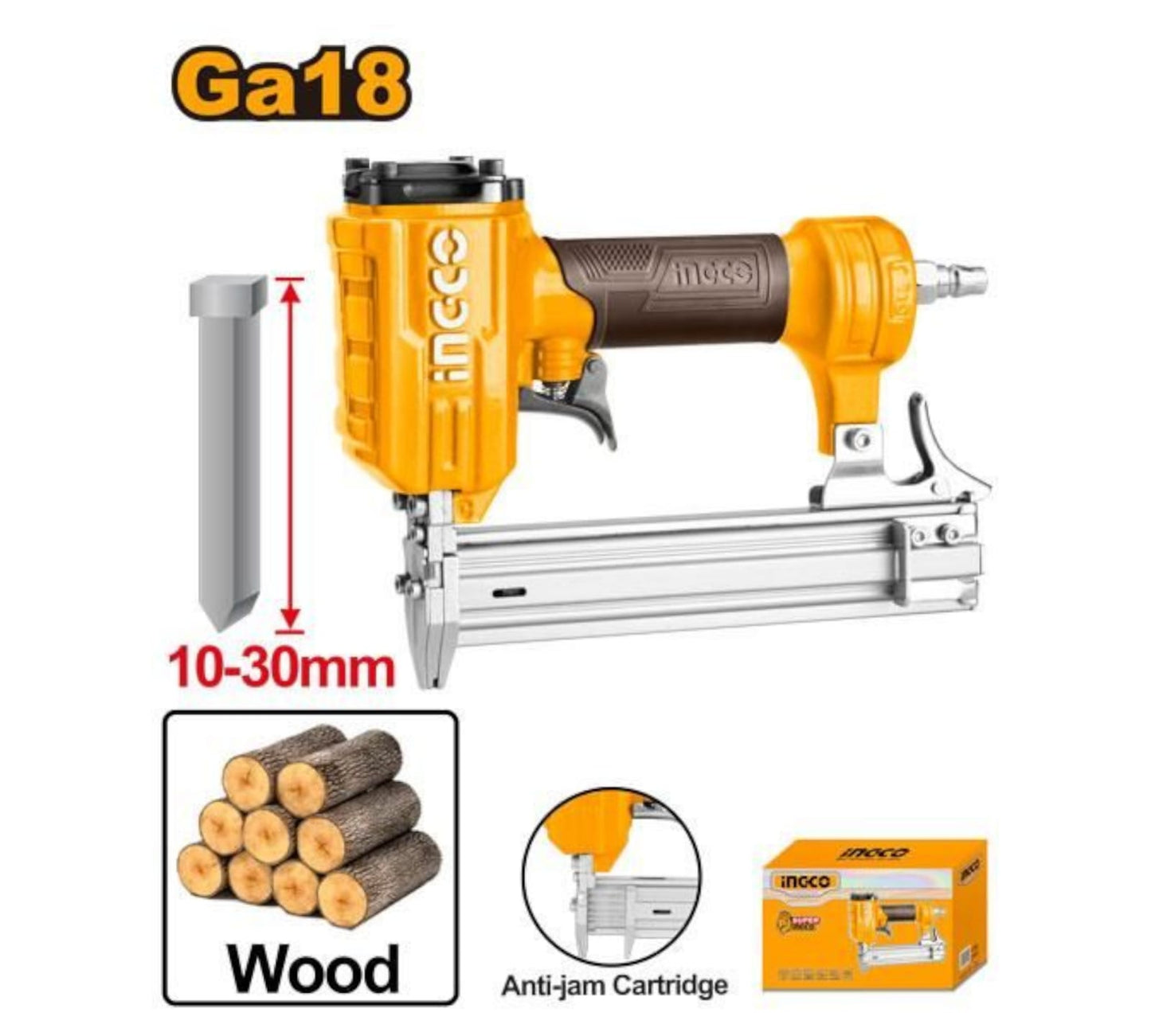 ABN10301-03 Brad nailer 10-30MM INGCO