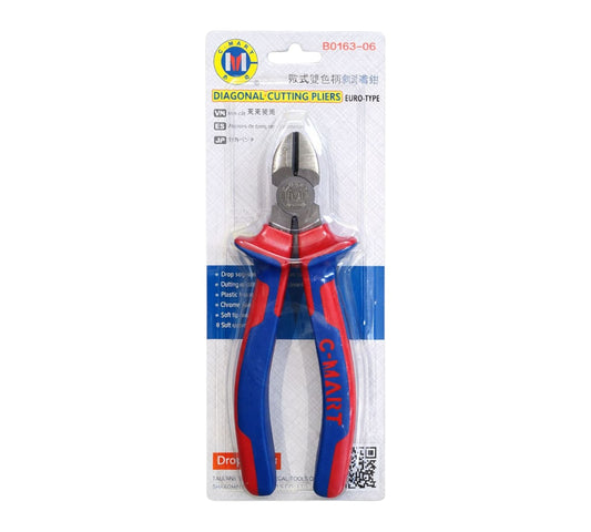 B0163-06 DIAGONAL CUTTER PLIER 6" (C-MART)