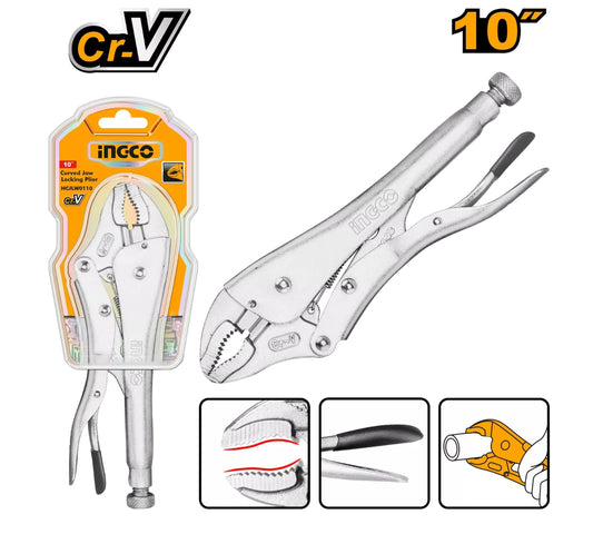 HCJLW0110 CURVED JAW LOCKING PLIER 10" INGCO
