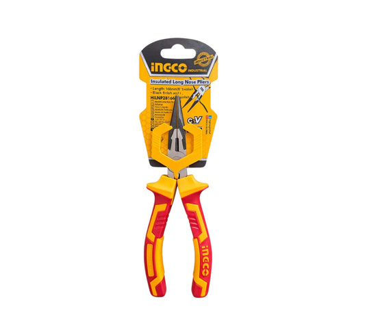 HILNP28168 INSULATED LONG NOSE PLIER 6" INGCO