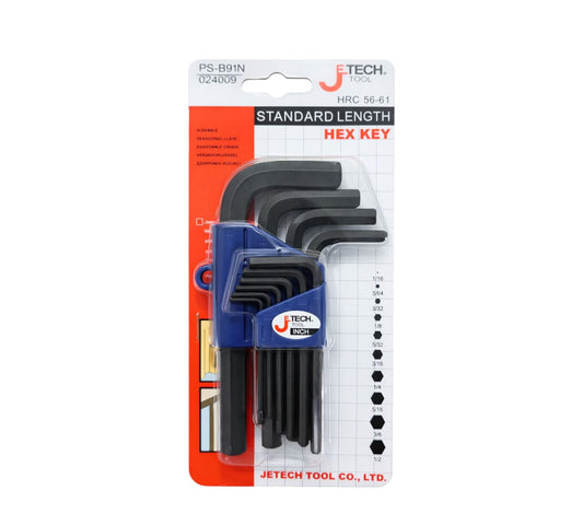 HRC56-61 L Key Set 1/16"-1/2" (JETECH)