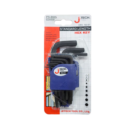HRC56-61 L Key Set 1/16"-3/8" (JETECH)