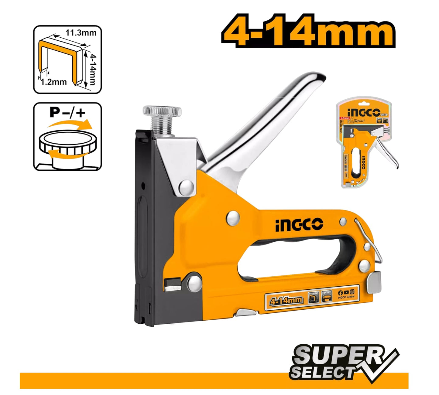 HSG14018 STAPLE GUN INGCO