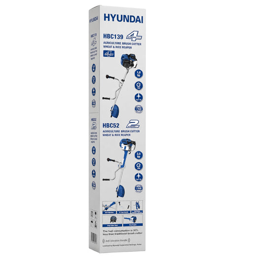 HBC139 Gasoline Brush Cutter 31CC  0.75KW (HYUNDAI)