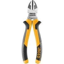 Ingco Diagonal cutting pliers 6″ HDCP28168 for precise wire and cable cutting with ergonomic grip.