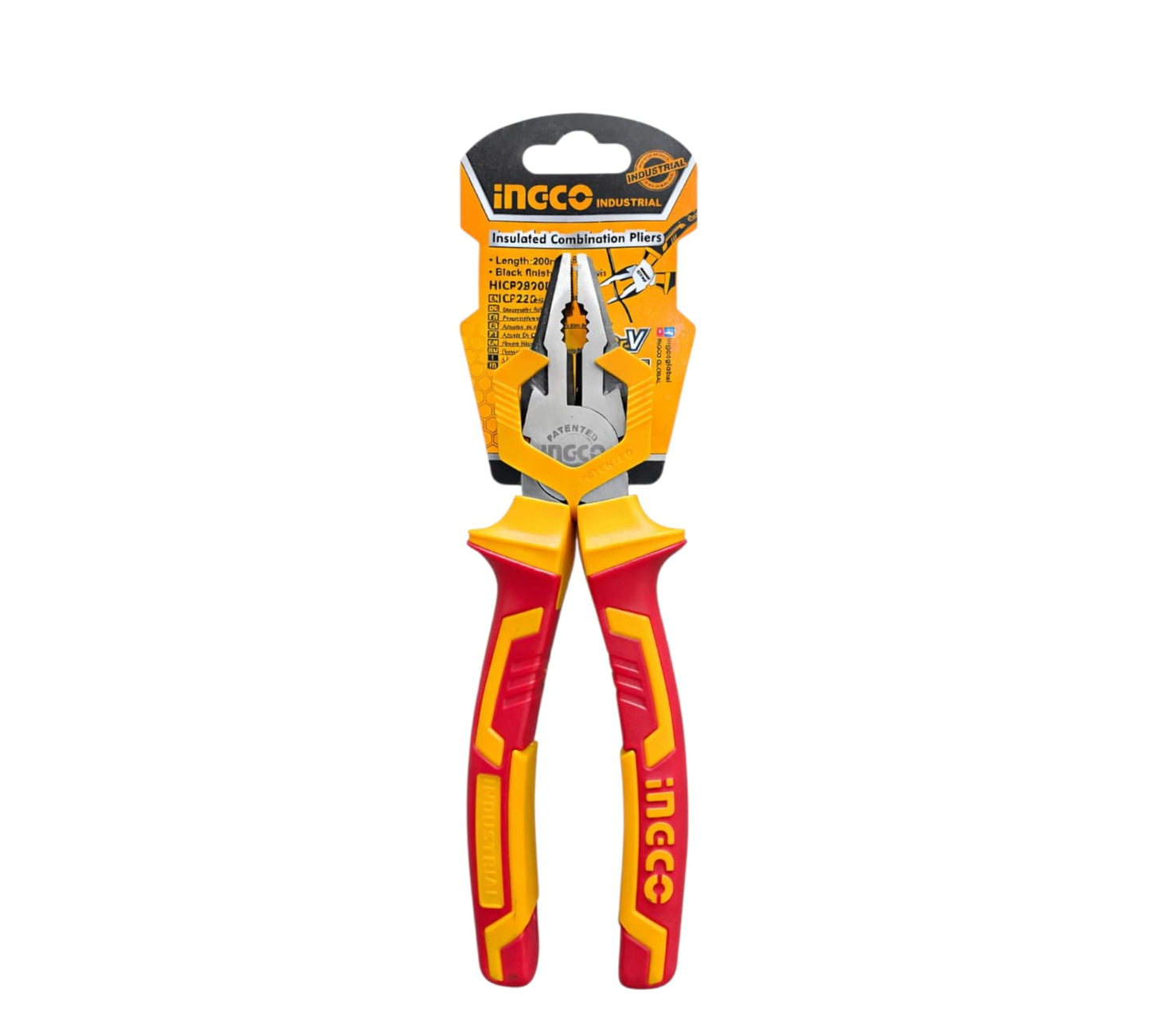 HICP28208 INSULATED COMBINATION PLIER 8" INGCO