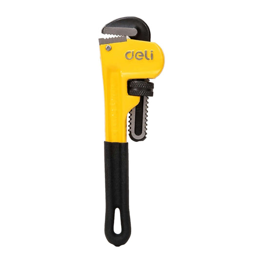 Pipe Wrenches (DELI) featuring high-strength alloy steel construction for plumbers and DIY enthusiasts.