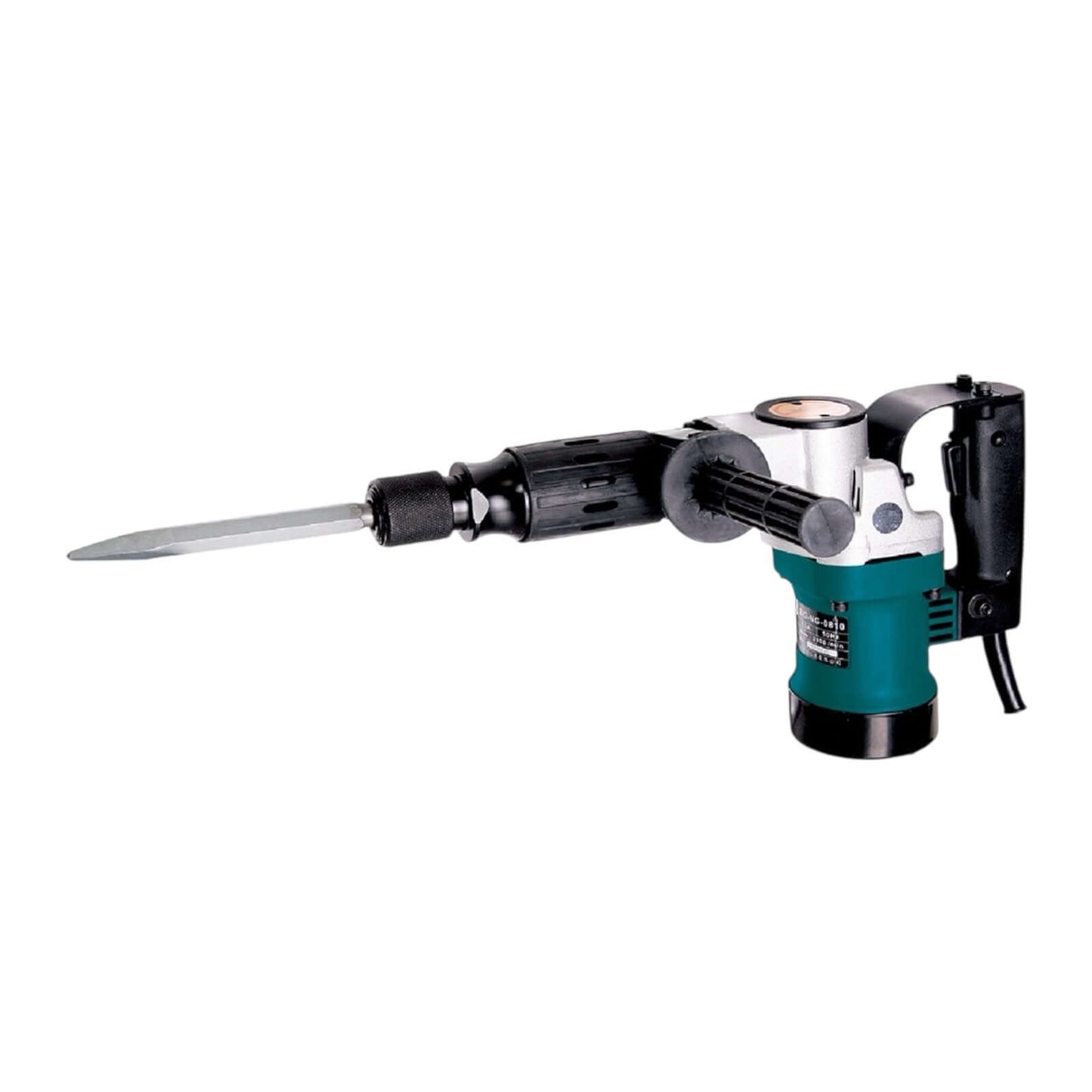 Demolition Hammer 0810 900W (MAX) with SDS-Max chisel attachment, ideal for efficient tile removal and concrete breaking.