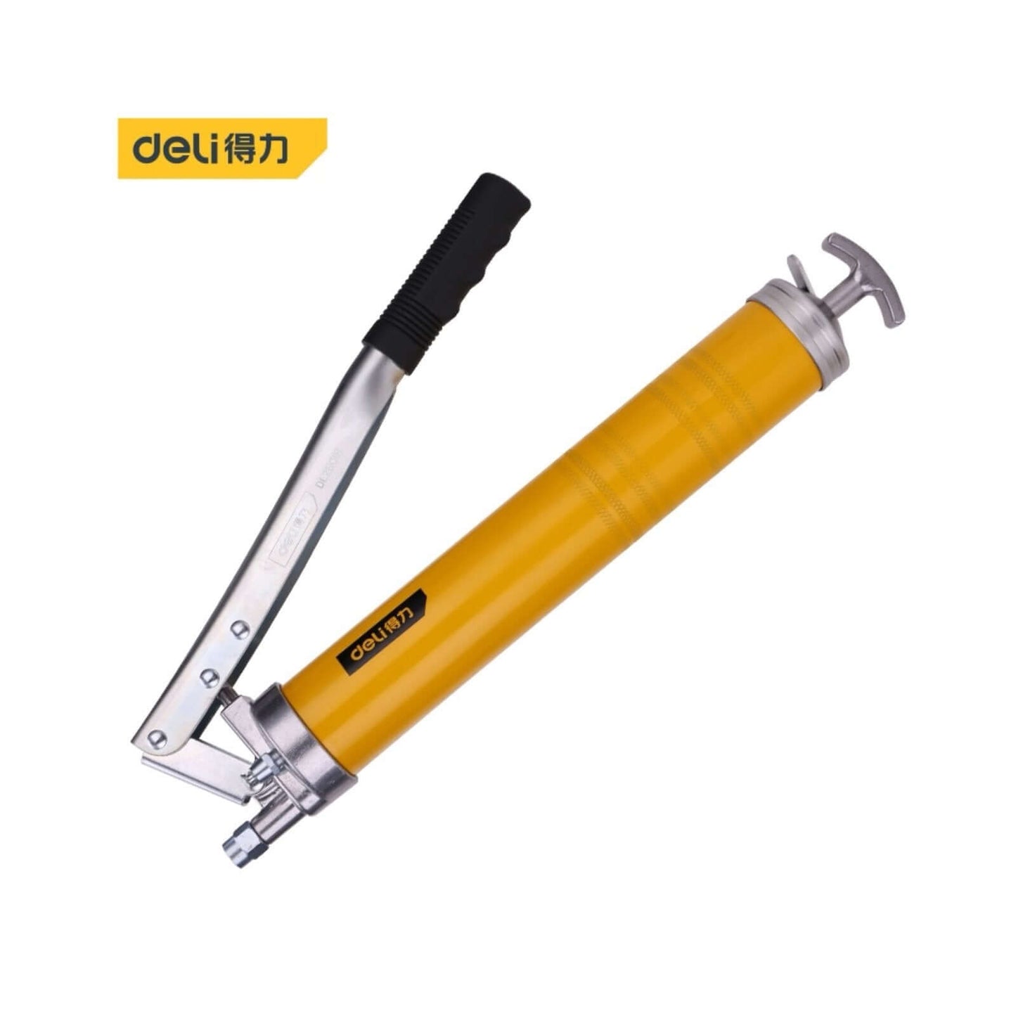 DL2601B Heavy Duty Grease Gun 600CC/21 0Z (DELI) for industrial and automotive lubrication.