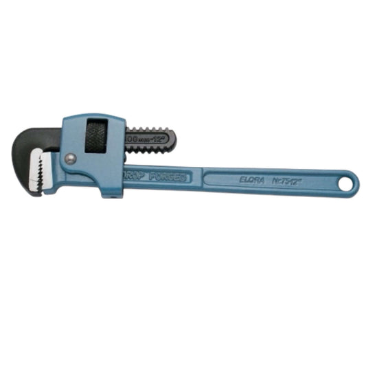 75-12 Pipe Wrench 12″ Elora, heavy-duty professional-grade tool for gripping and turning pipes, ideal for plumbers and technicians.