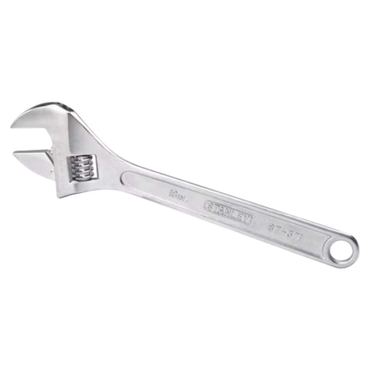 1-87-371 Adjustable Wrench 18″ Stanley heavy-duty chrome vanadium steel hand tool for professional use