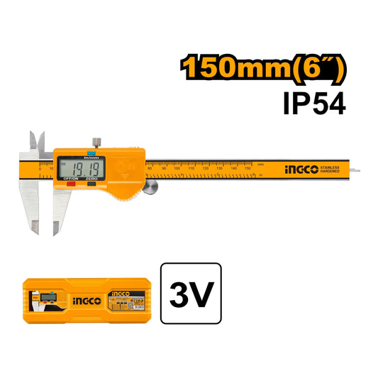 HDCD28150 DIGITAL VERNIER 150MMM/6" (INGCO)